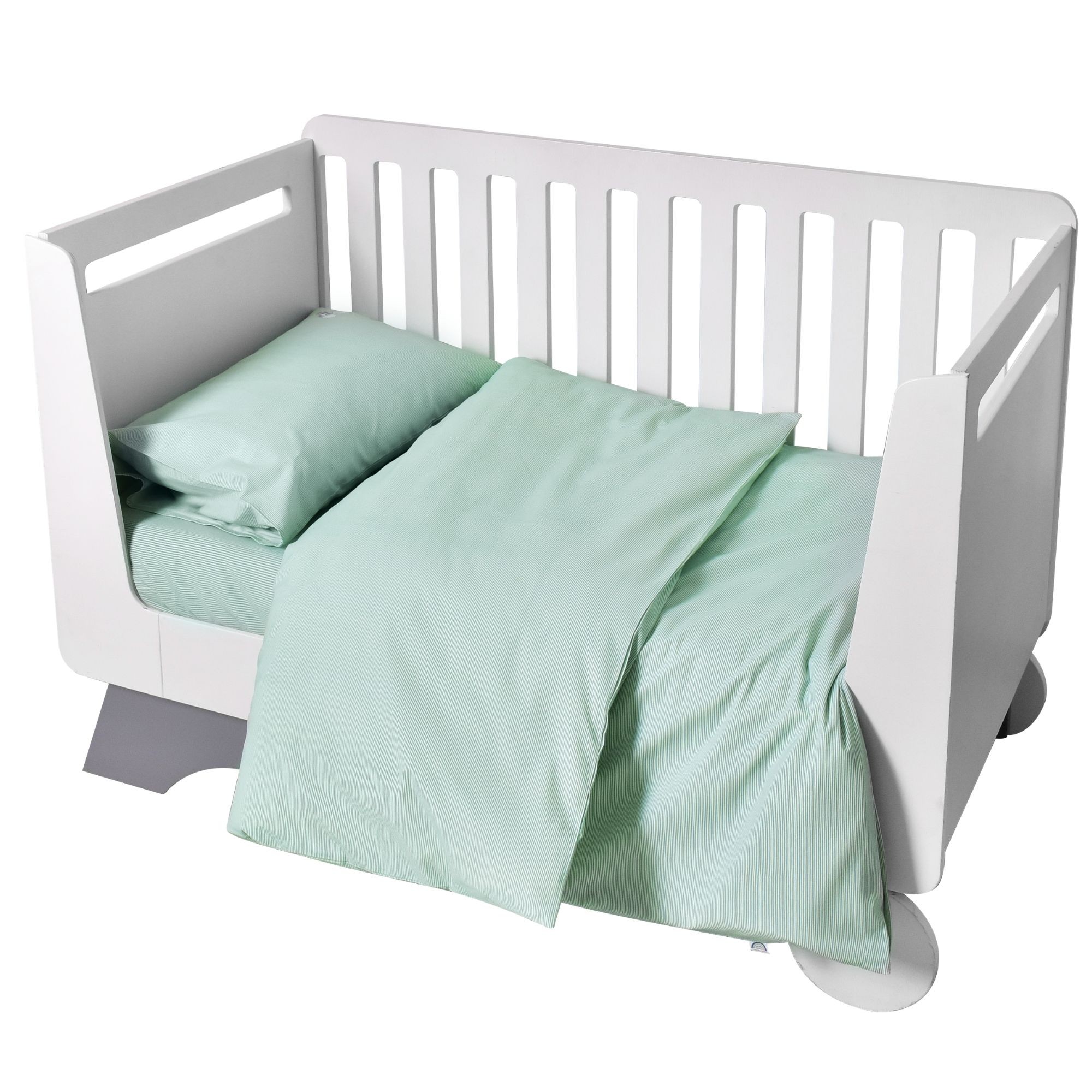 Комплект постільної білизни Смужка у ліечко для немовлят ТМ PAPAELLA