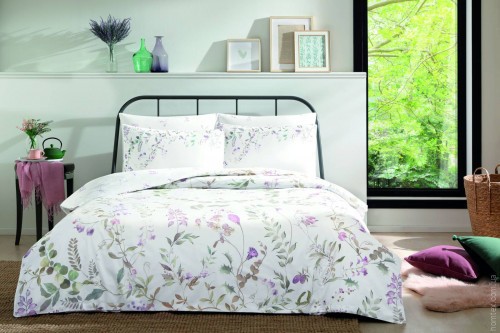 постельное белье TAC saten Serenity beyaz