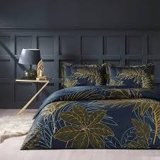 комплект постельного белья TAC saten Marielle lacivert