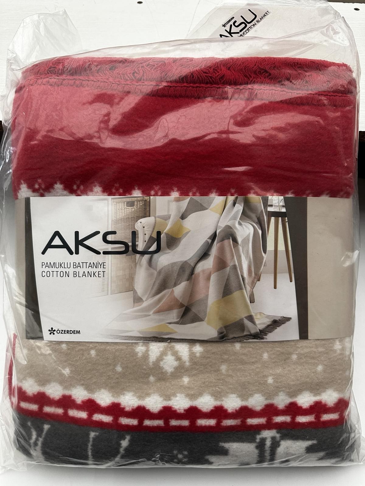 Бавовняний плед Aksu Bottanye 180*220