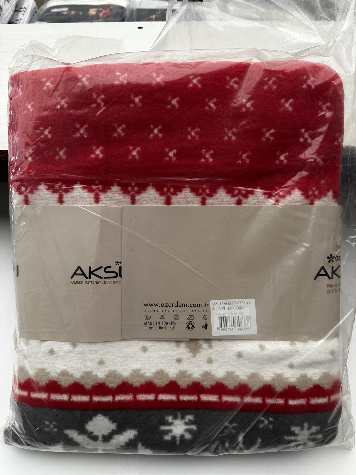 Бавовняний плед Aksu Bottanye 180*220