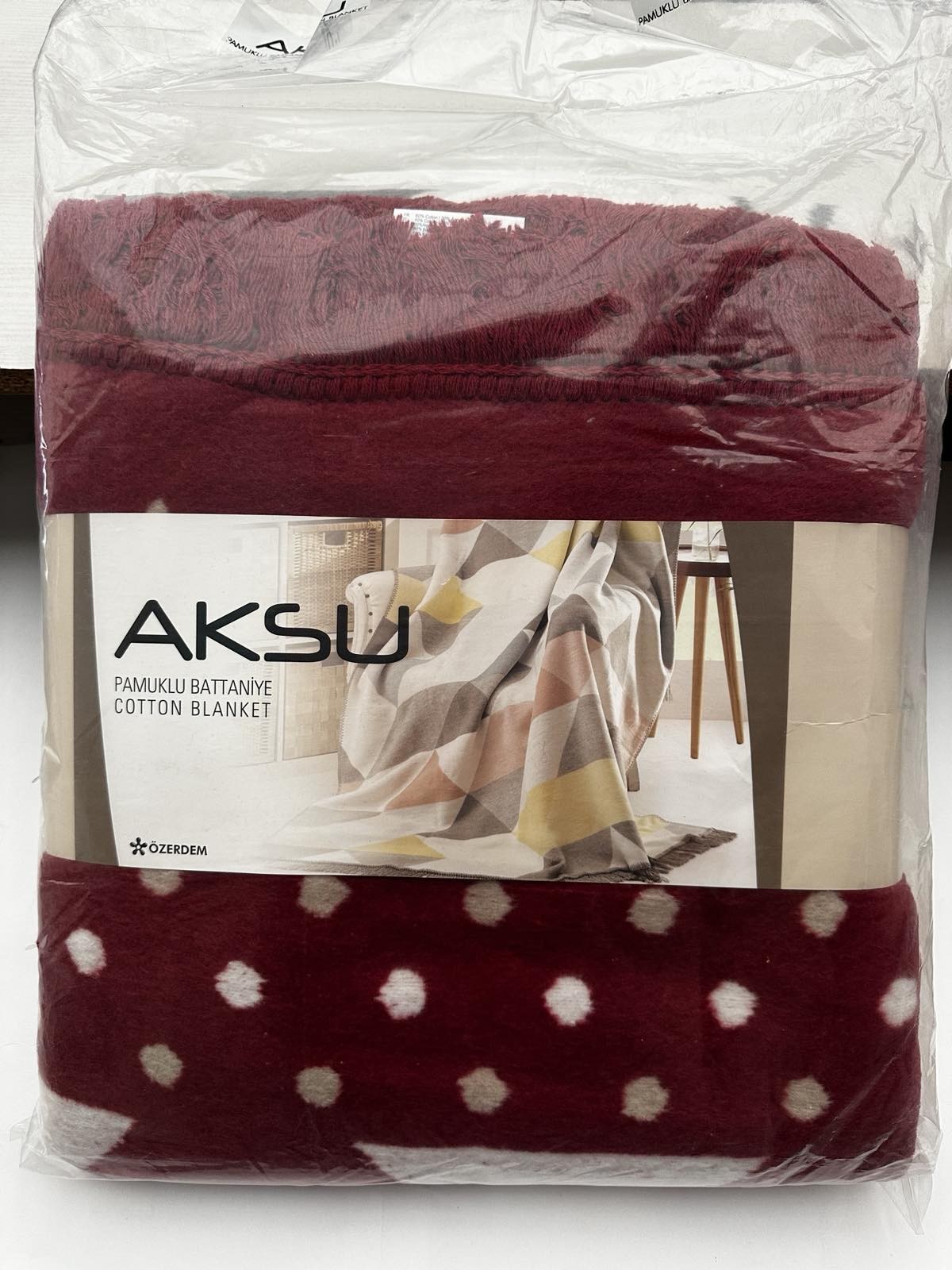 Бавовняний плед Aksu Bottanye 180*220