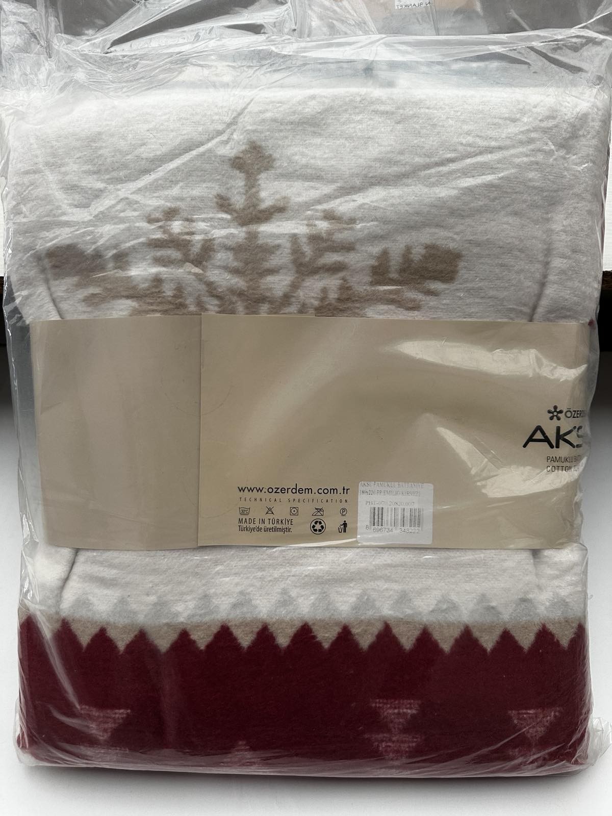 Хлопковый плед  Aksu Bottanye 180*220