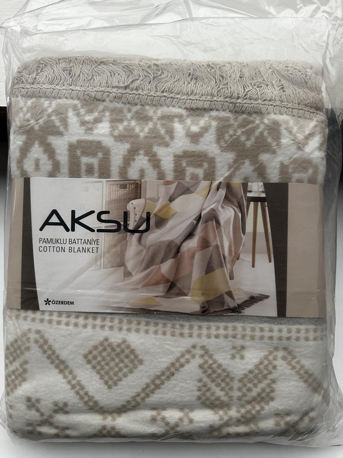 Бавовняний плед Aksu Bottanye 180*220