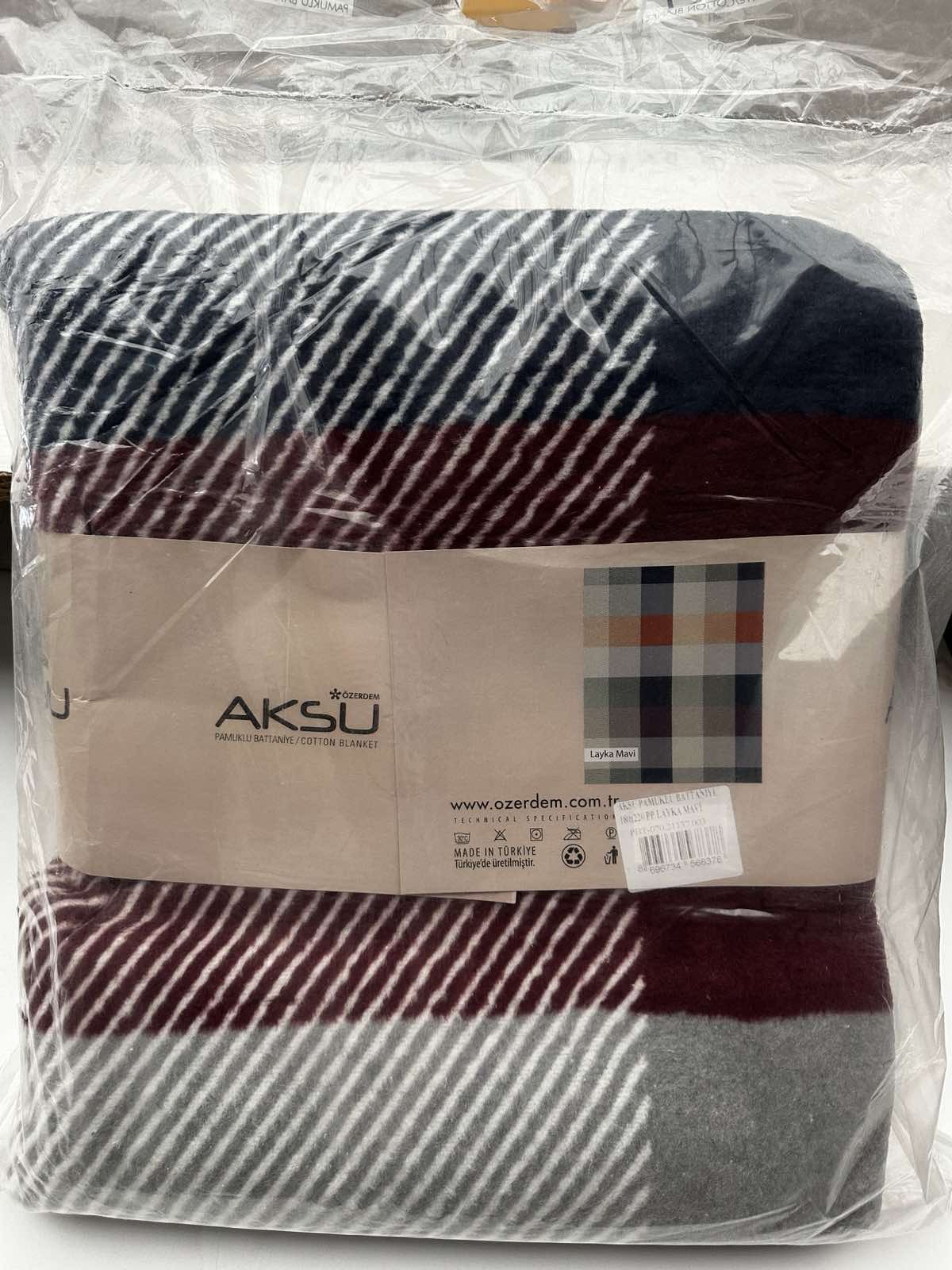 Бавовняний плед Aksu Bottanye 180*220