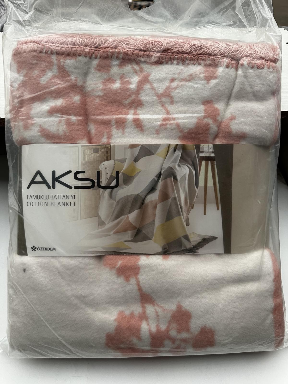 Хлопковый плед  Aksu Bottanye 180*220