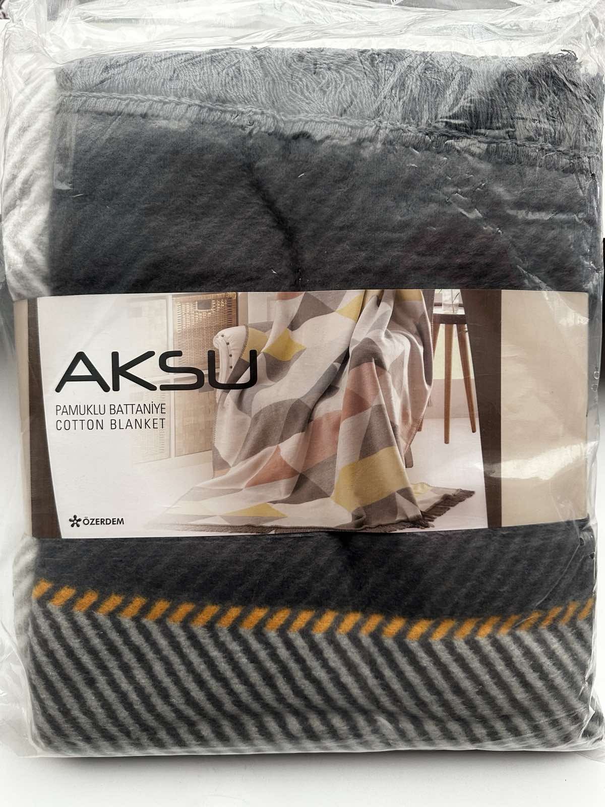 Хлопковый плед  Aksu Bottanye 180*220