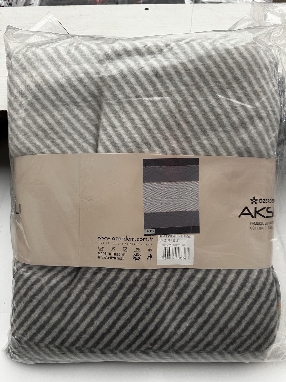 Хлопковый плед  Aksu Bottanye 180*220