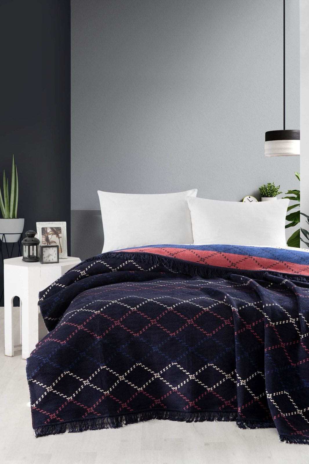 Хлопковый плед Vefa pike 200x220