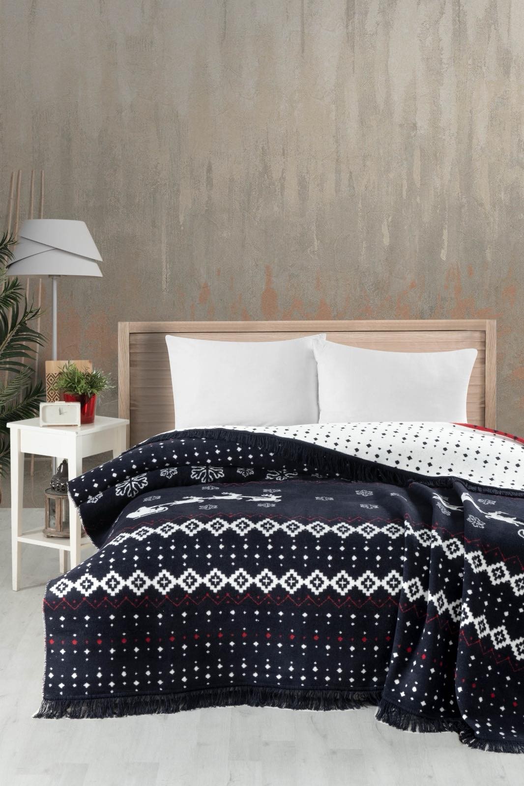 Хлопковый плед Vefa pike 200x220