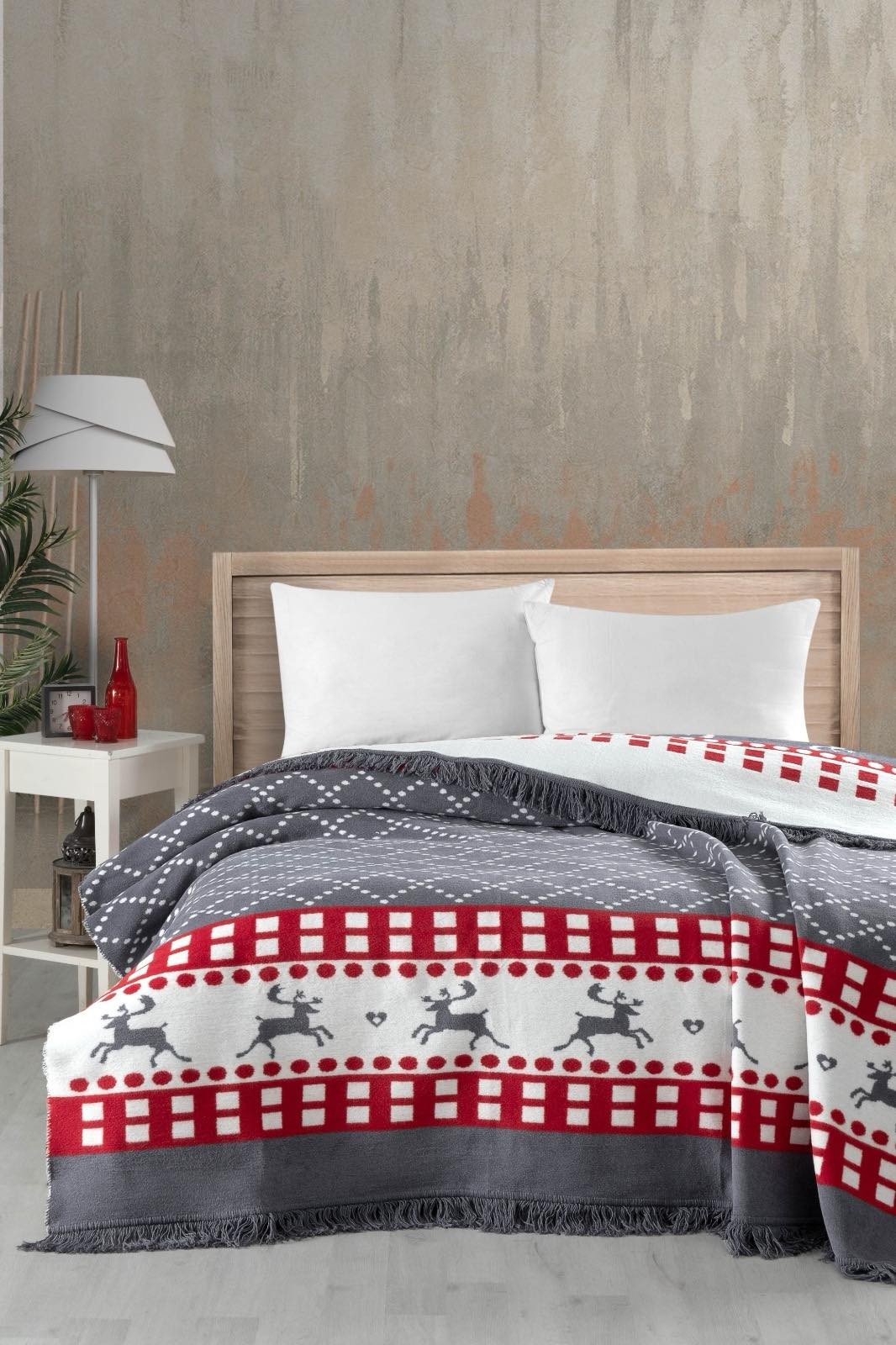 Хлопковый плед Vefa pike 200x220