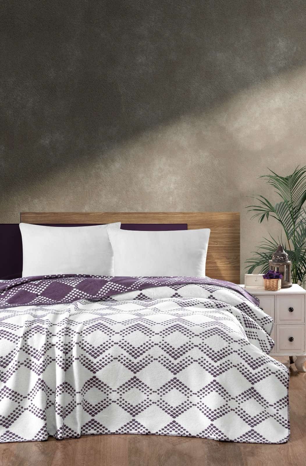 Хлопковый плед Vefa pike 200x220