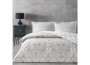 комплект постельного белья TAC  saten Cassandra gri