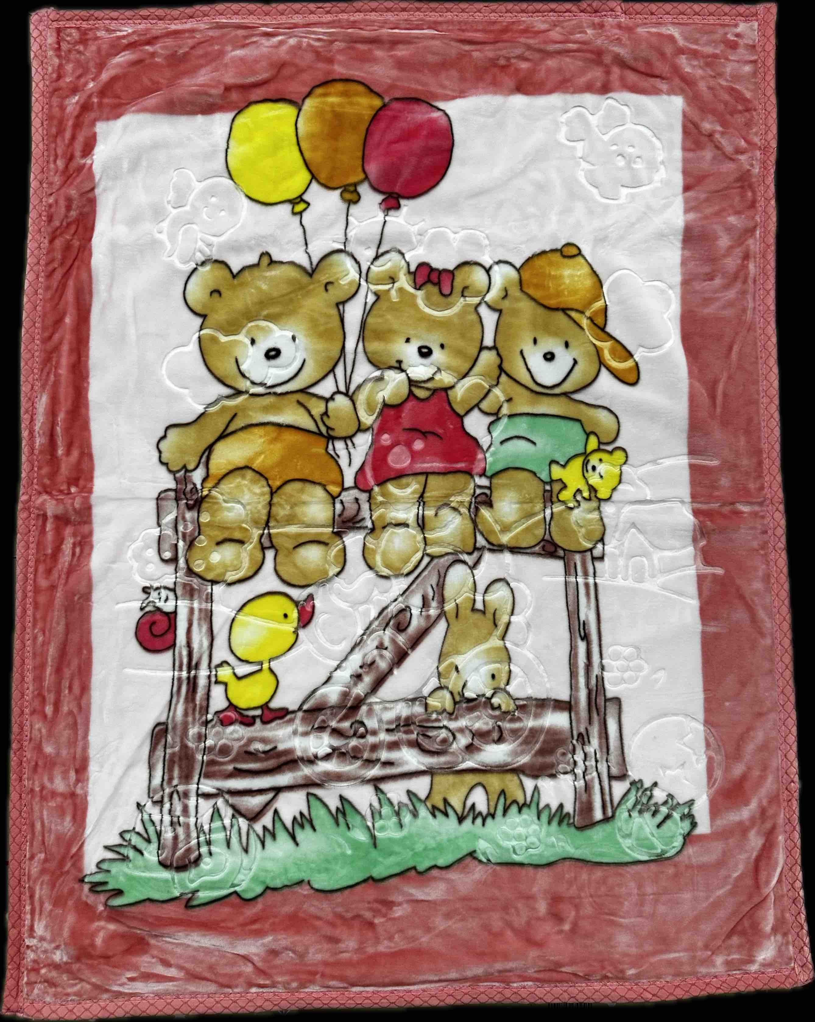 плед дитячий Koloco тіснений 100х130