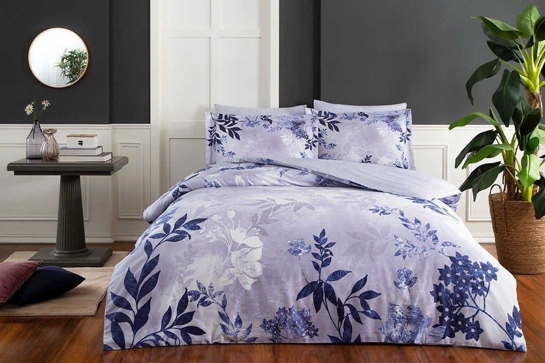 постільна білизна TAC DELUX SATEN Padova lacivert