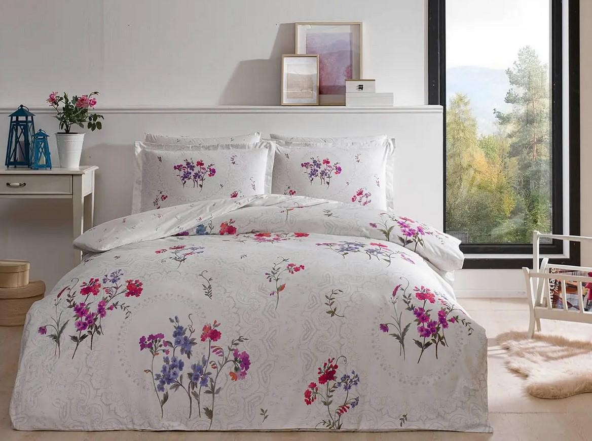 постільна білизна TAC DELUX SATEN  Komae lila