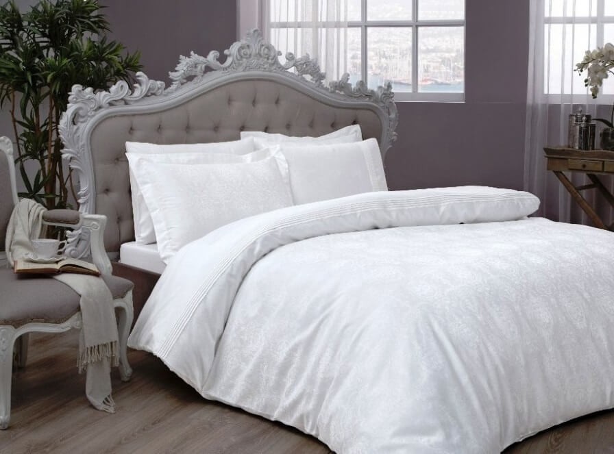 комплект постельного белья TAC jakar Daria beyaz