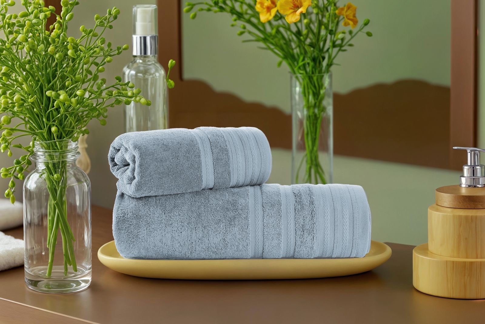 Набір рушників Bravo Aegean Cotton — 100% бавовна, м’які та добре вбираючі