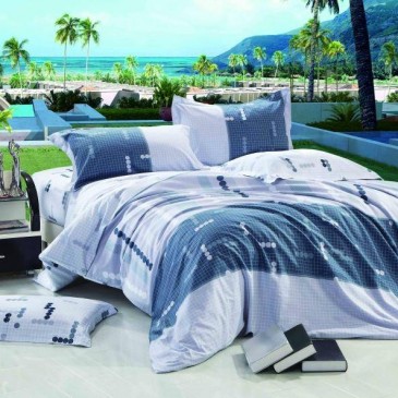 The sateen bedding set is printed, BV S 0008