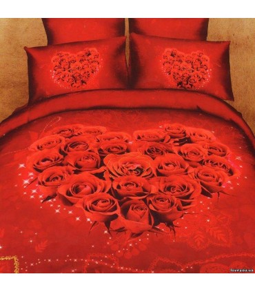 Love You "Heart" bedding set STP536
