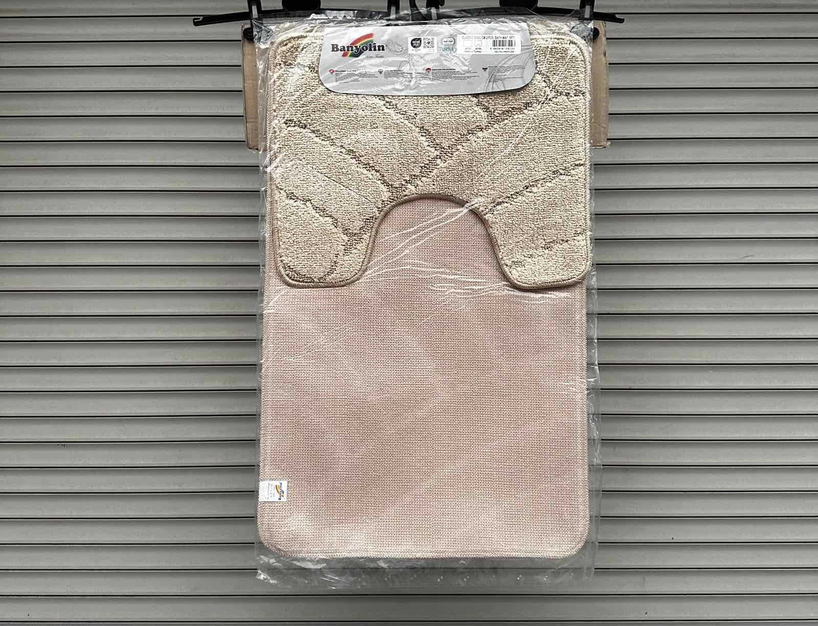 Килимки для ванної Banyolin Silver 50 * 80 і 40 * 50 2-ка