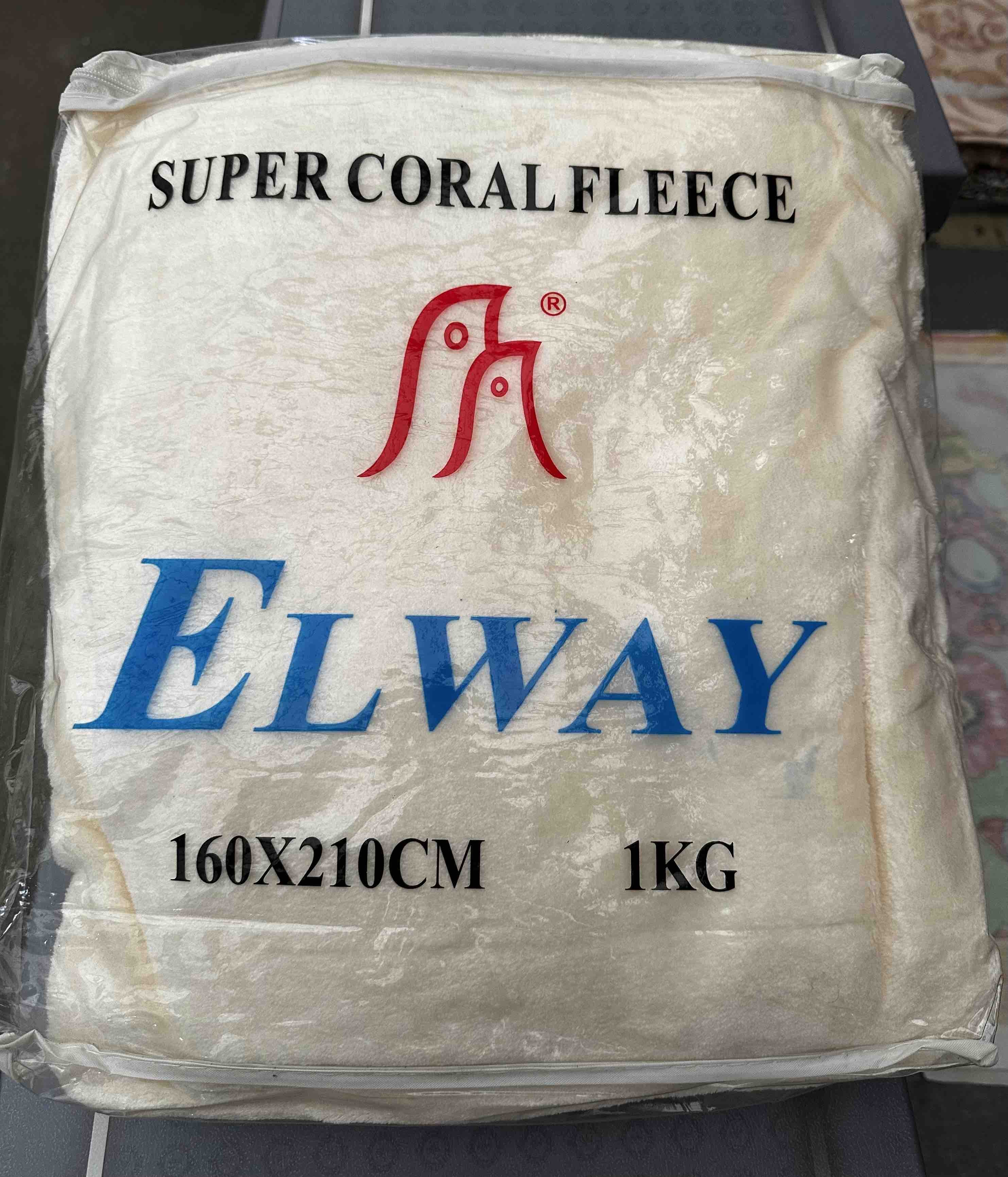Elway Super Coral 160 * 220 sheet microfiber monophonic
