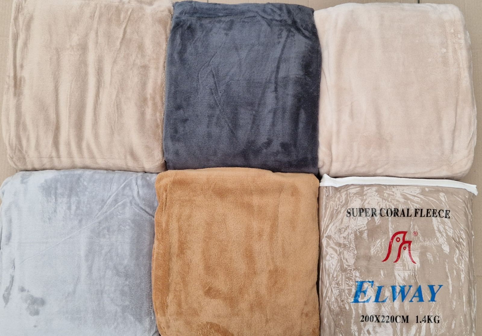 Простирадло Elway Super Coral 200 * 220 мікрофібра однотонна