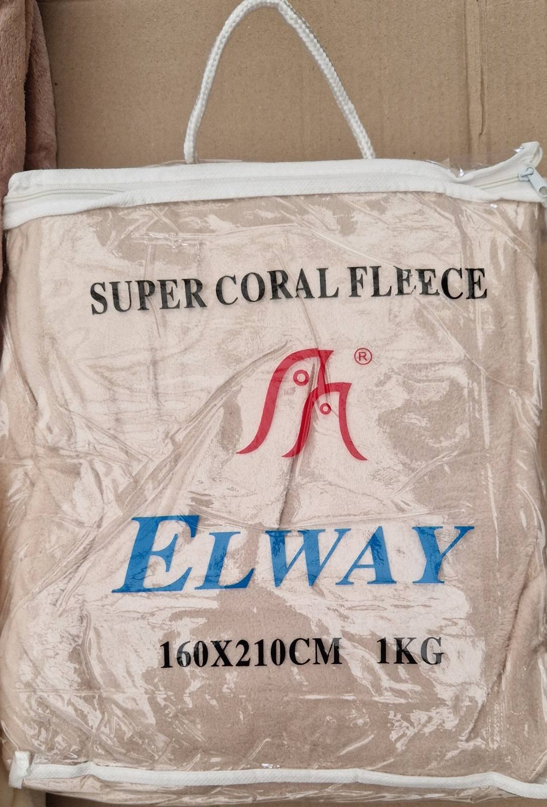 Elway Super Coral 160 * 220 sheet microfiber monophonic