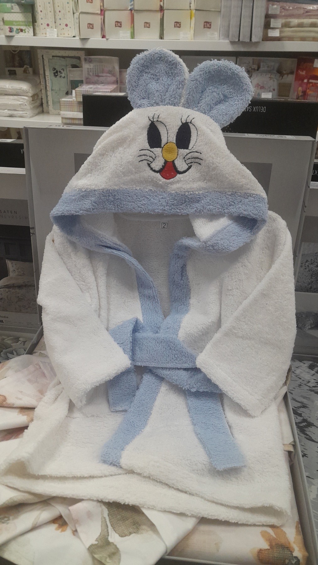Dressing gown childrens Gulen (Bunny)
