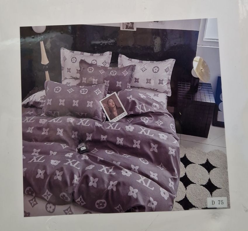 постільна білизна Vie Nouvelle Velour простирадло на резинце 2-х спаль