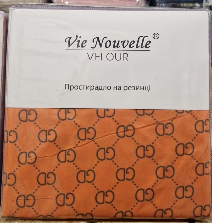 Простыня на резинке Vie Nouvelle Velour — 90×200, 140×200, 160×200, 180×200