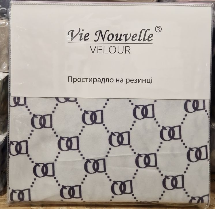 Простирадло на гумці Vie Nouvelle Velour - 90×200, 140×200, 160×200, 180×200