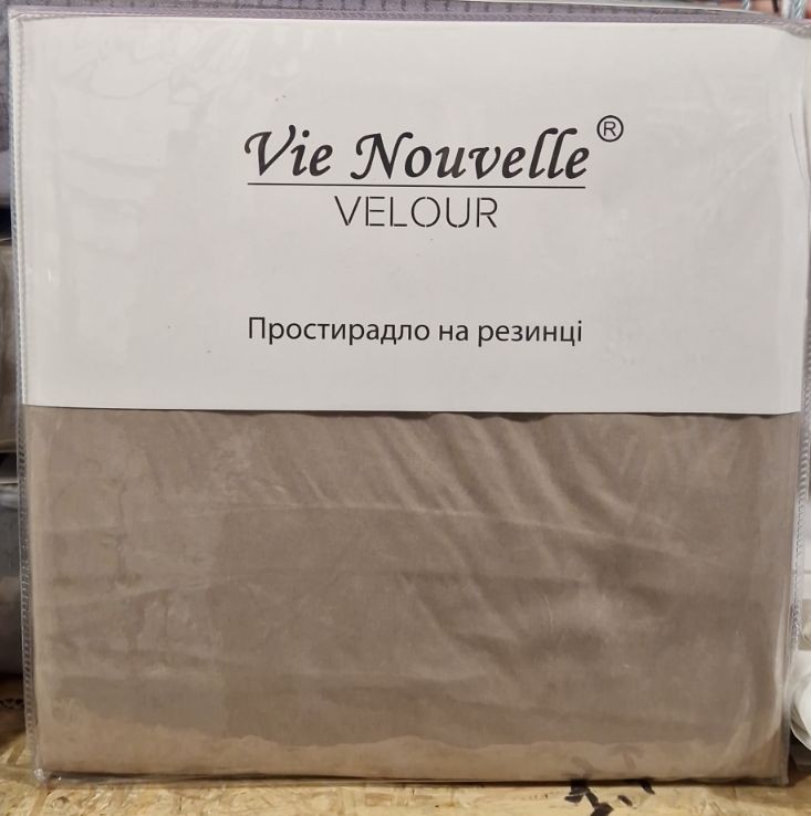 простирадло на резинці Vie Nouvelle Velour 90х200