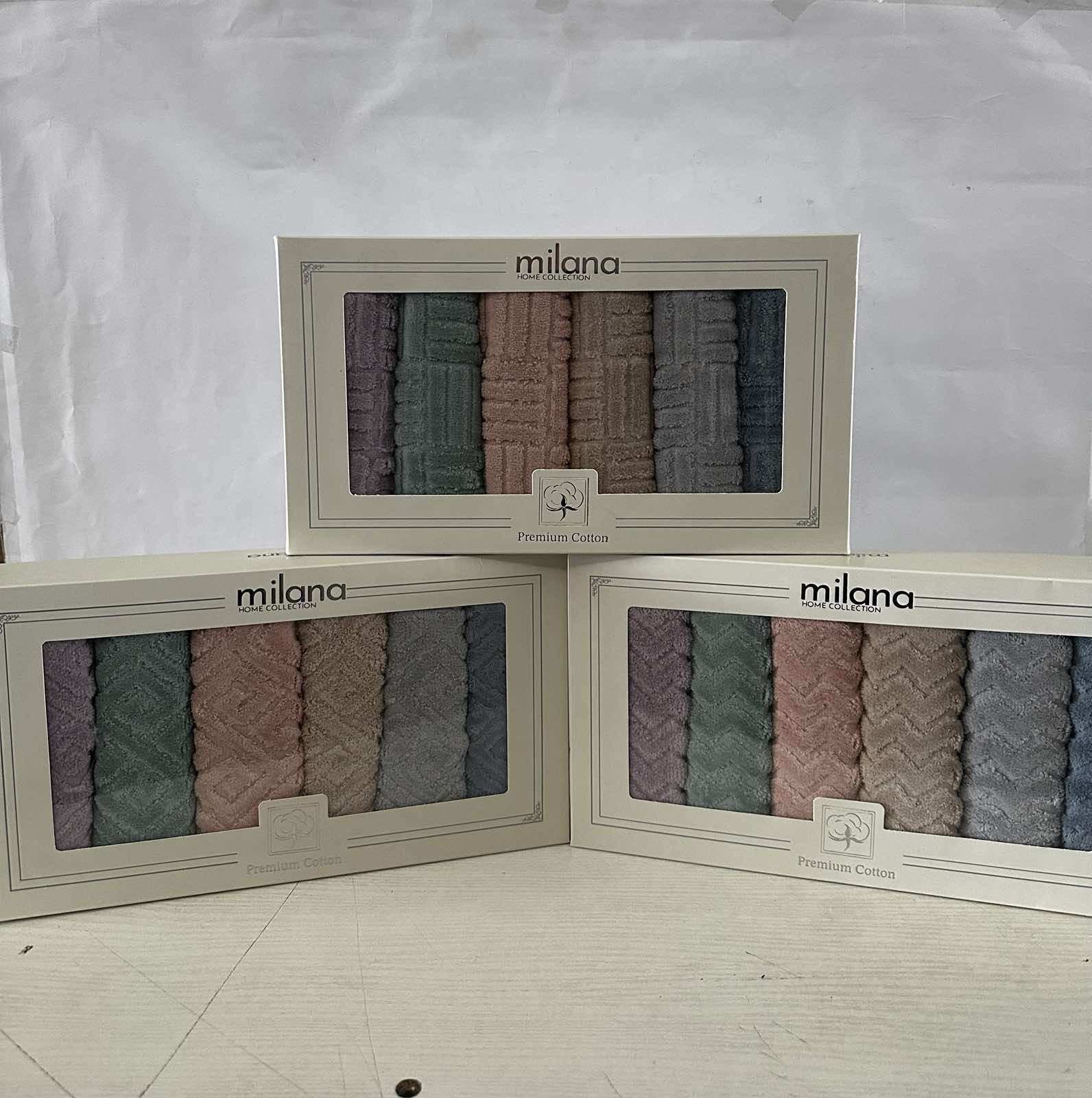 Полотенца Milano 30×50 см набор 6 шт. в коробке — Турция