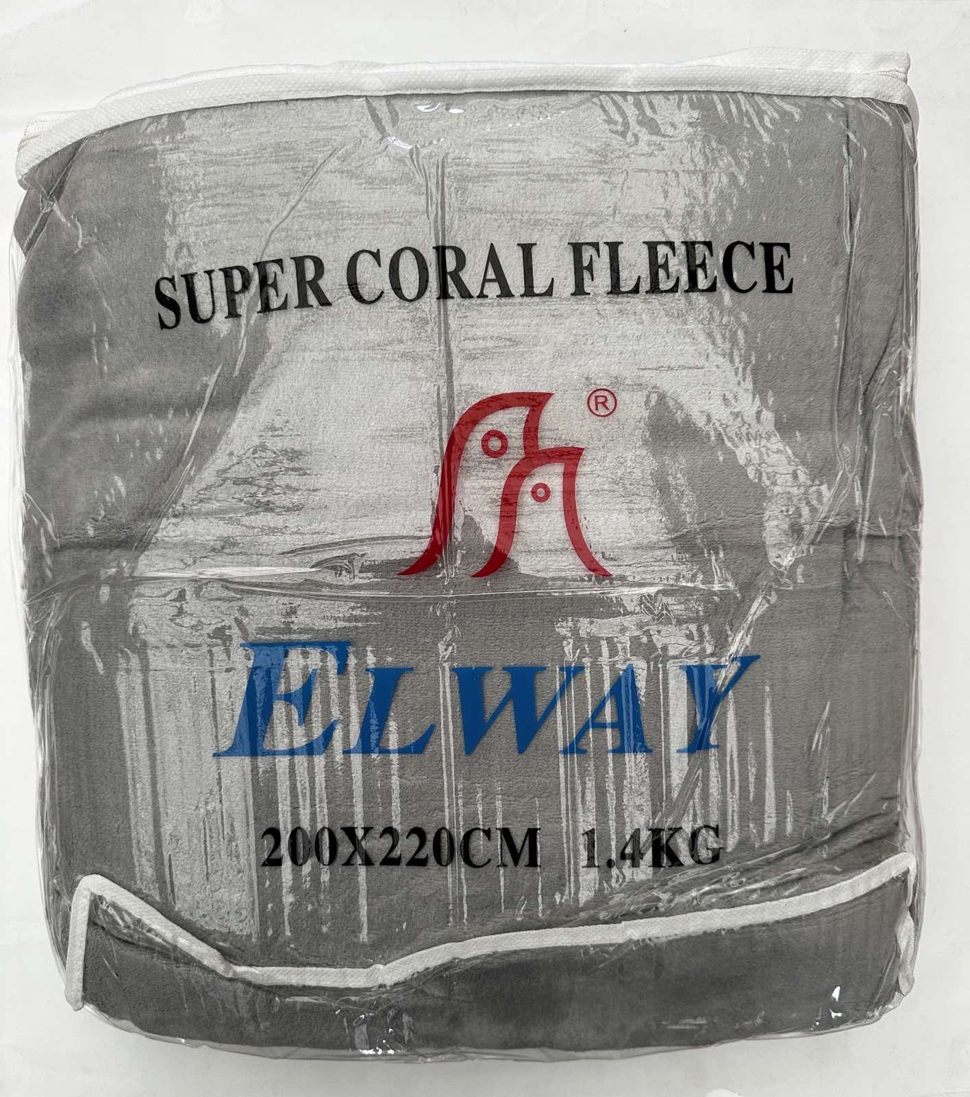 Простирадло Elway Super Coral 160 * 220 мікрофібра однотонна