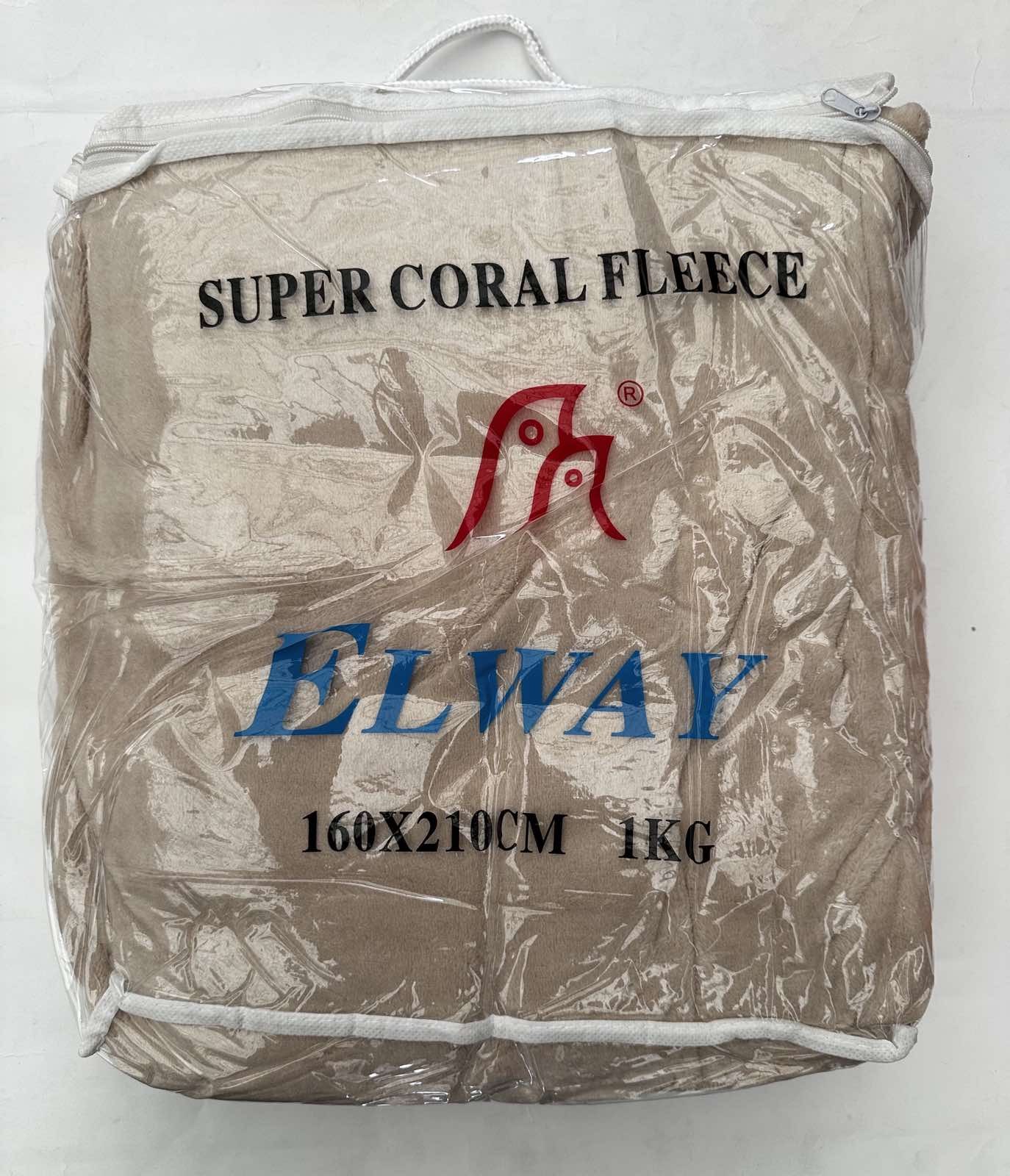 Простирадло Elway Super Coral 160 * 220 мікрофібра однотонна