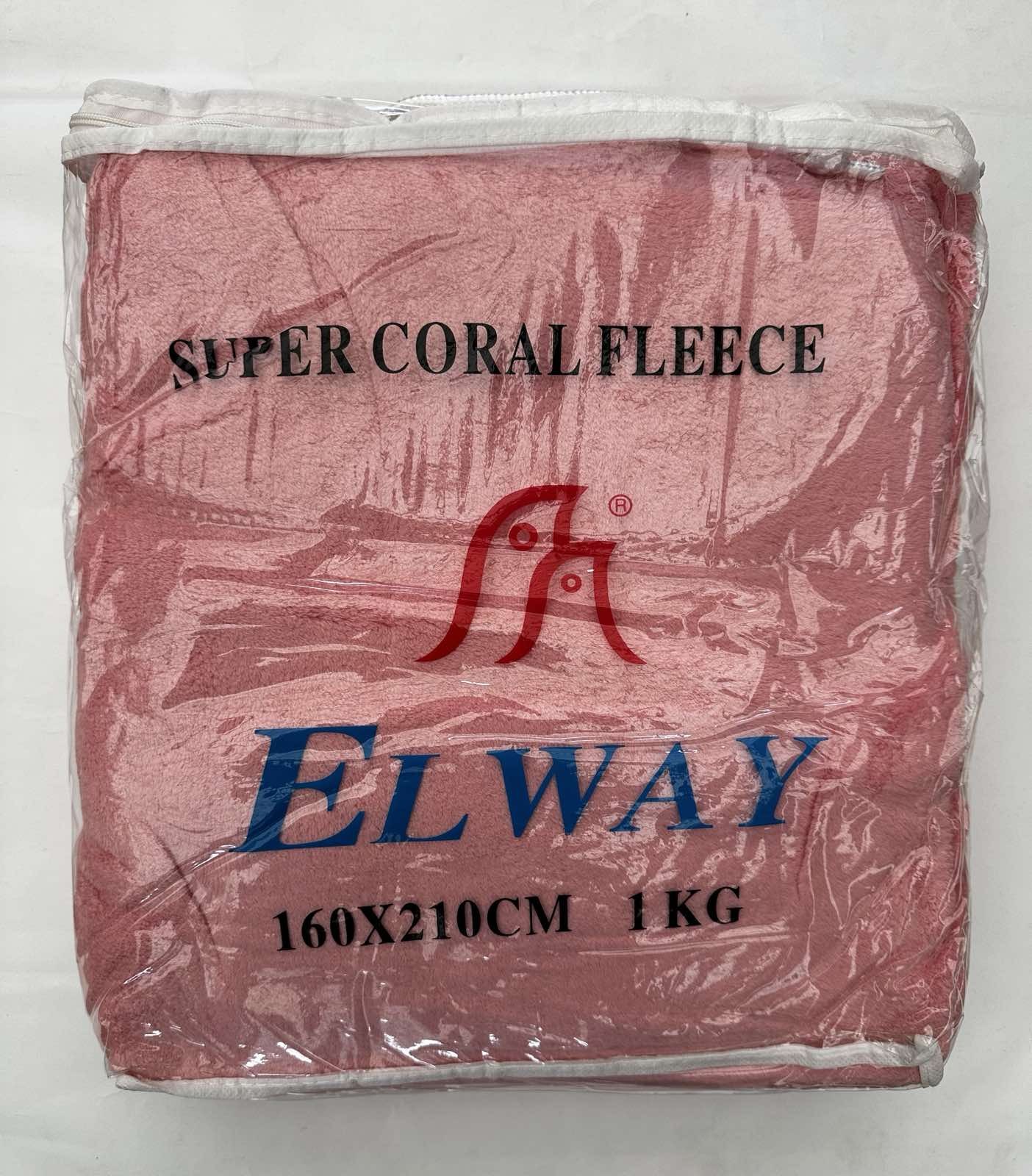Простирадло Elway Super Coral 160 * 220 мікрофібра однотонна