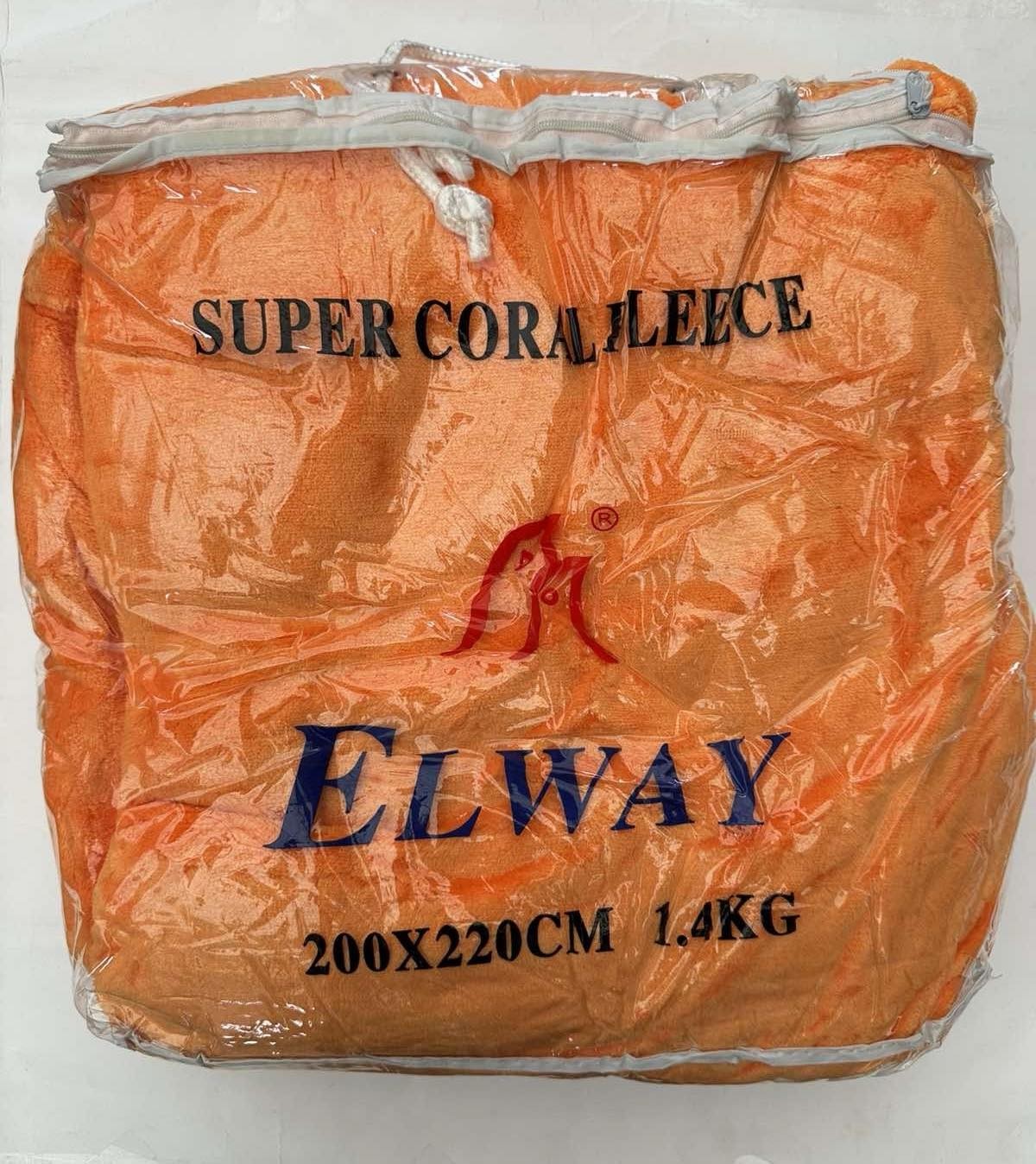 Elway Super Coral sheet 200 * 220 microfiber plain
