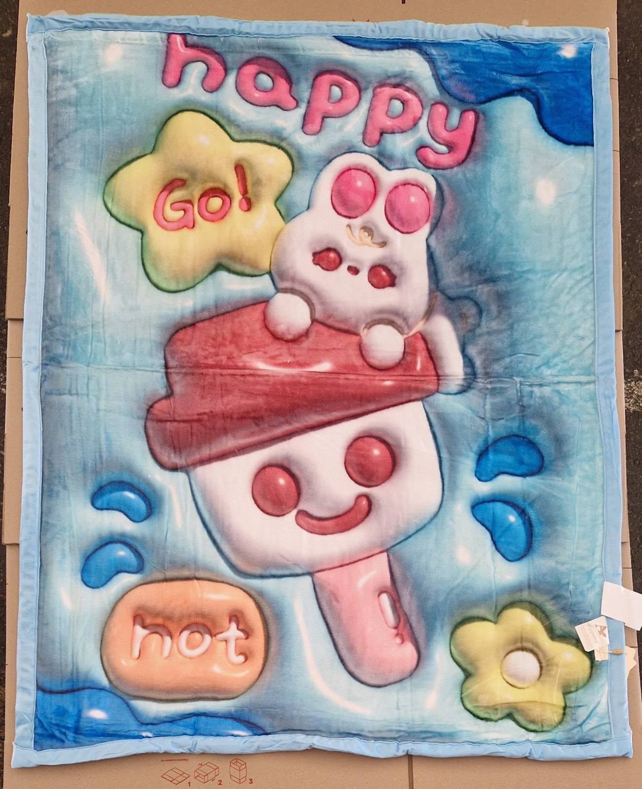 плед дитячий Koloco рукавиця 3D 110x140