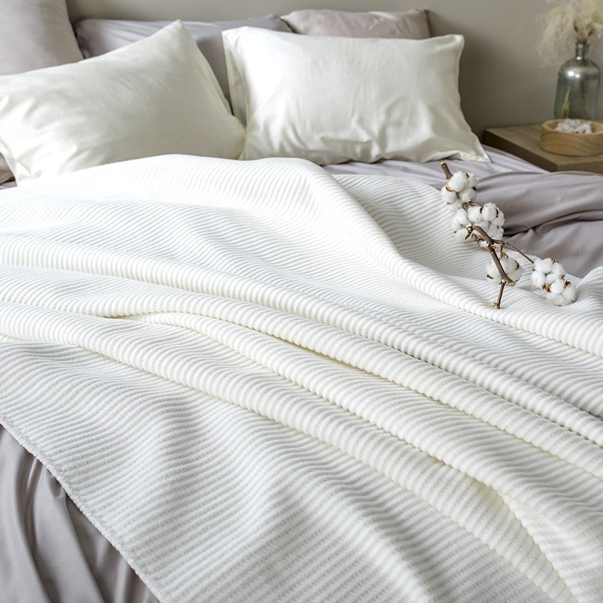 Плед покривало Adina 200х220 см бавовняне