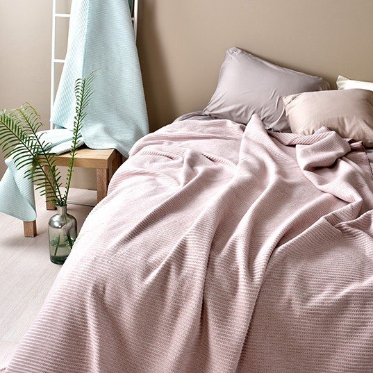 Плед-покривало Adina 200×220 см бавовняне TM IDEIA купити