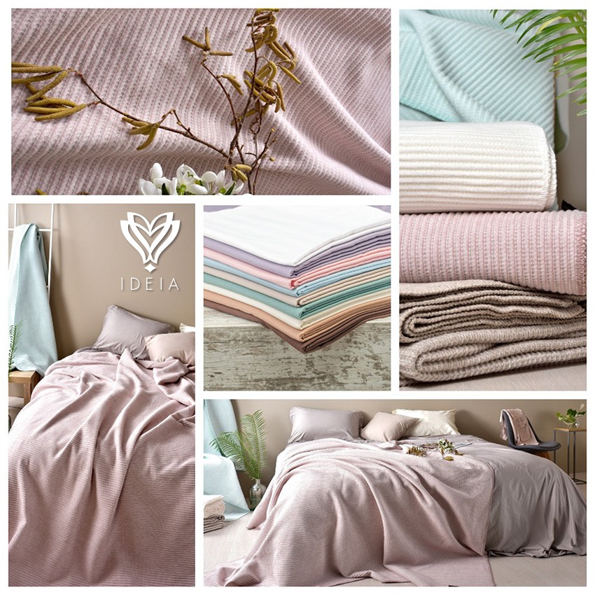 Плед-покрывало Adina 200×220 хлопковое TM IDEIA купить