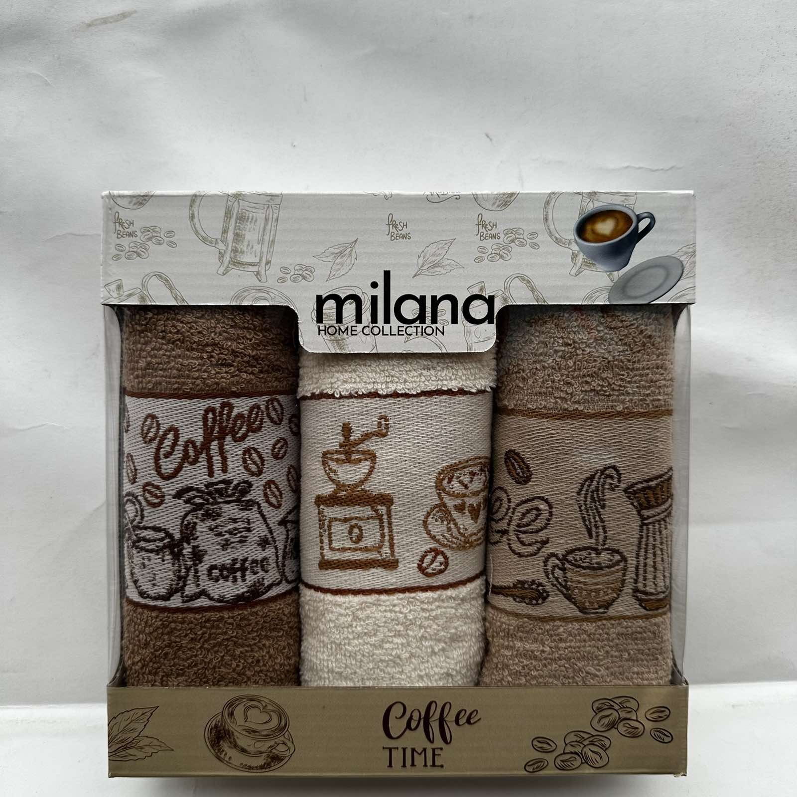 салфетка Milana махра 30*50 3шт. в коробке