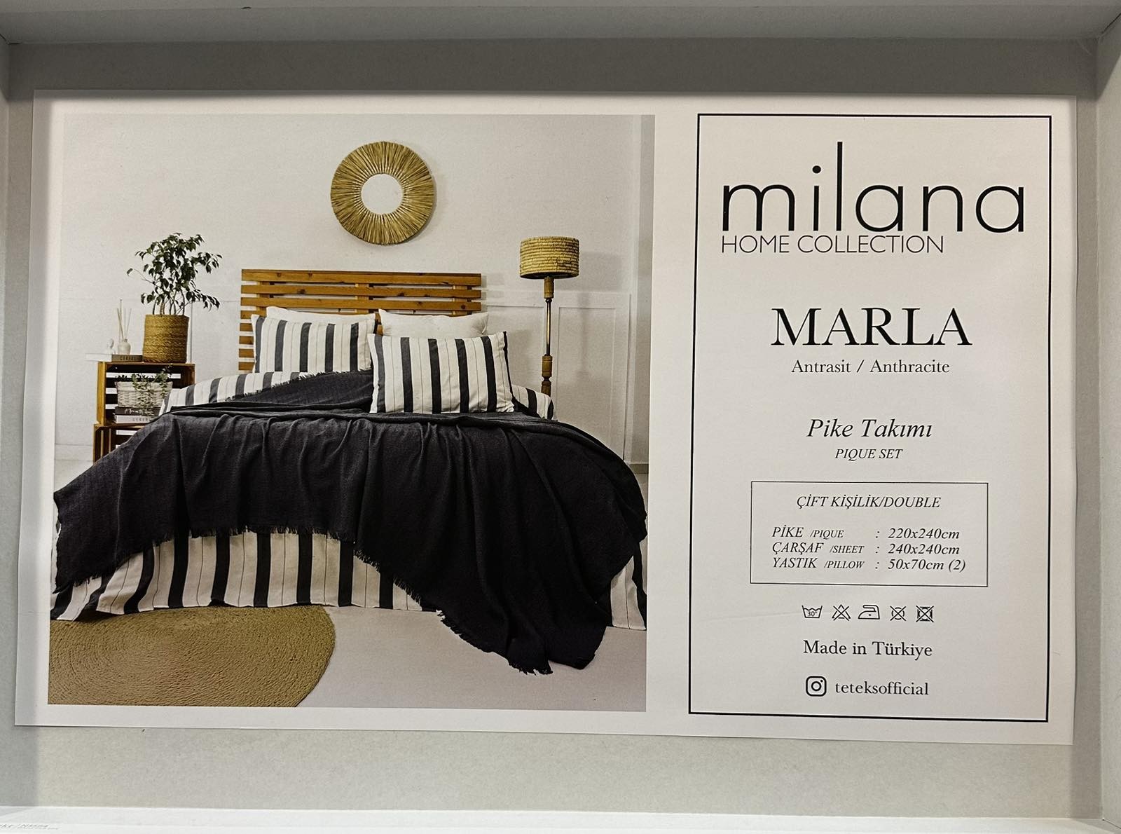 Постільна білізна Milana pike set євро