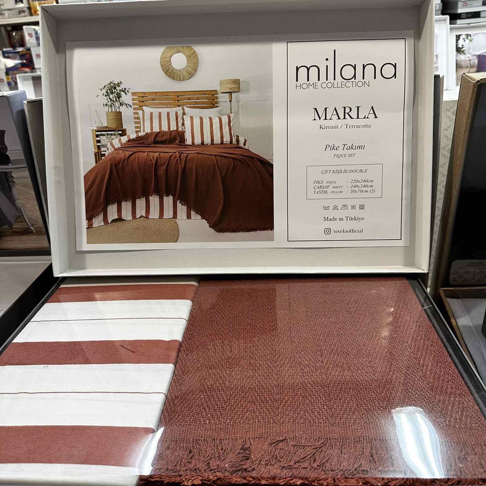 Постельный комплект Milana pike set евро