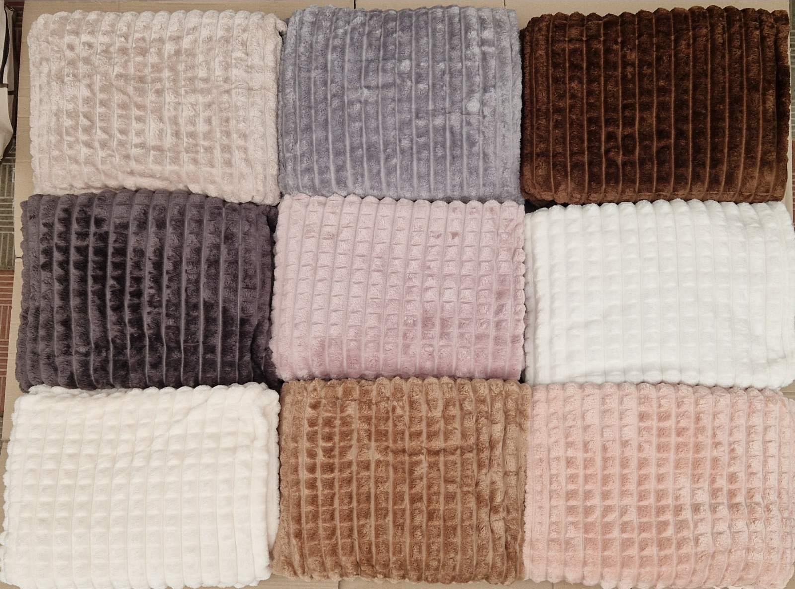 плед микрофибра Koloco Кубик 150х200