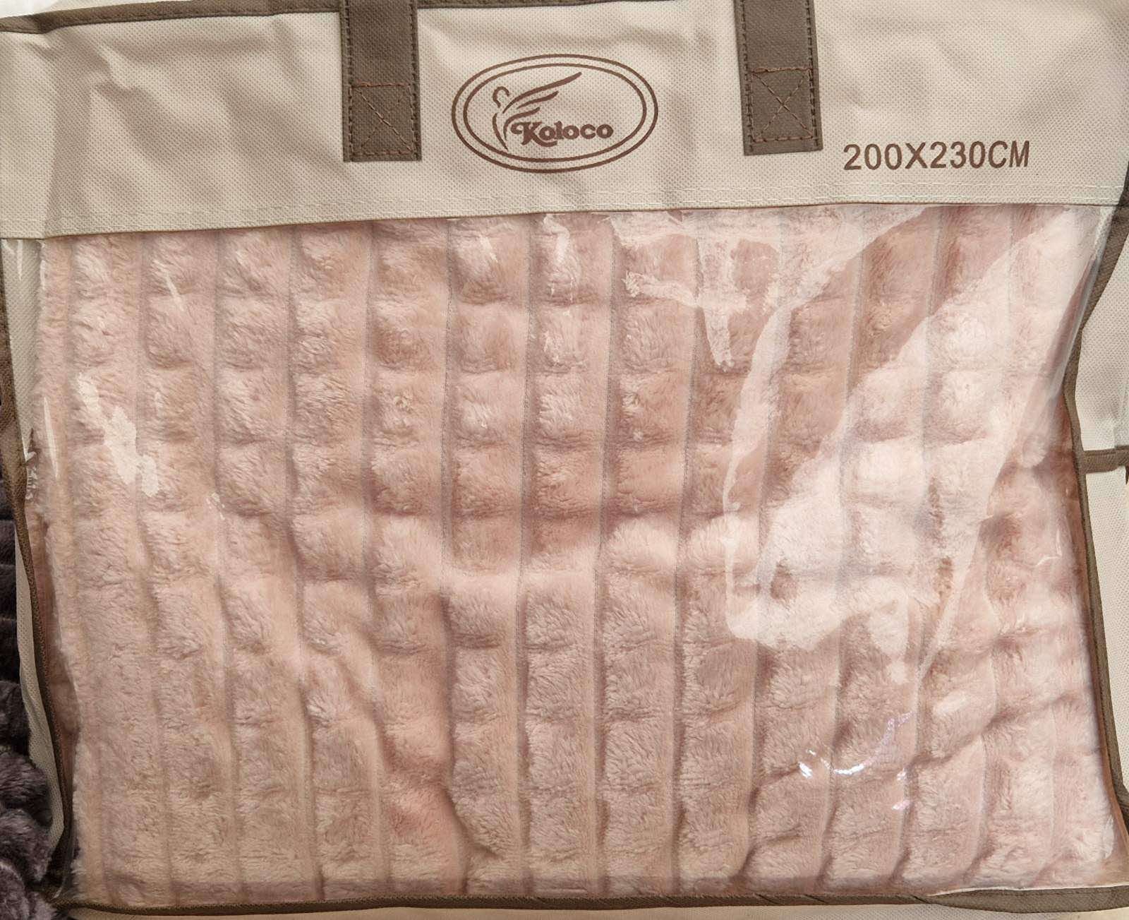 плед микрофибра Koloco Кубик 150х200