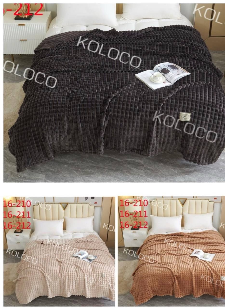 Плед микрофибра Koloco Кубик 200х230