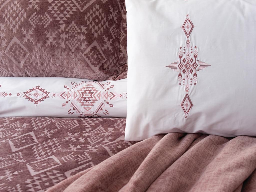 Постельный комплект Cotton Box Snazzy Series Ceyiz Seti Simona Gul kurusu