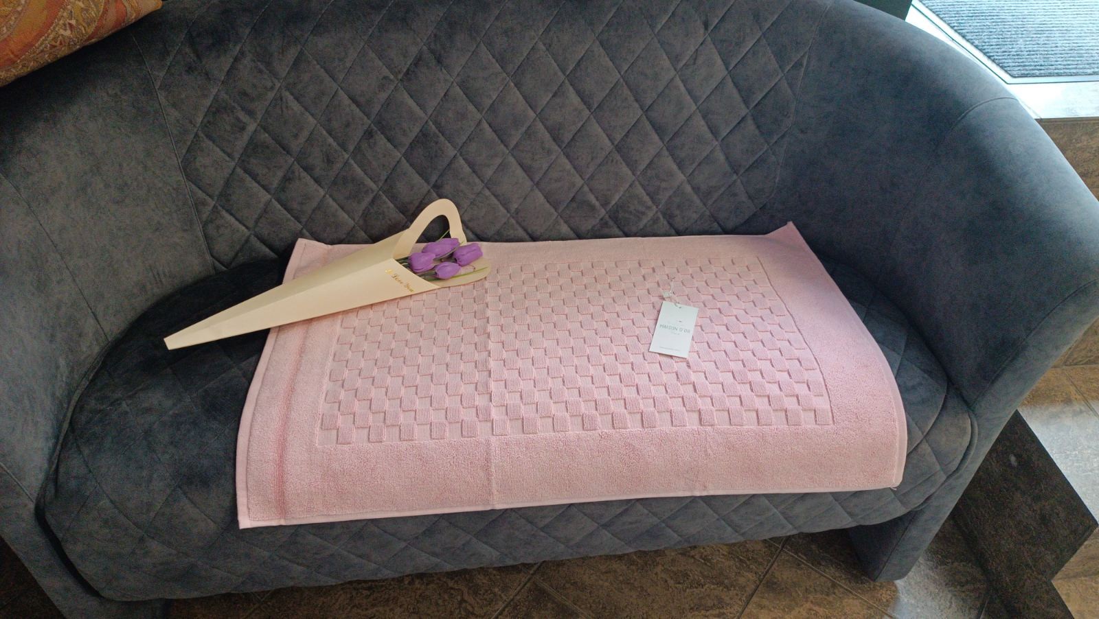 Maison D'or Checkerboard Foot Towel 50*80